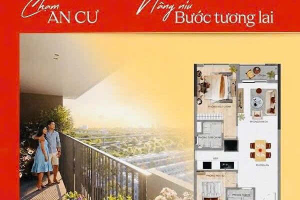 căn hộ 2 phòng ngủ Skybridge